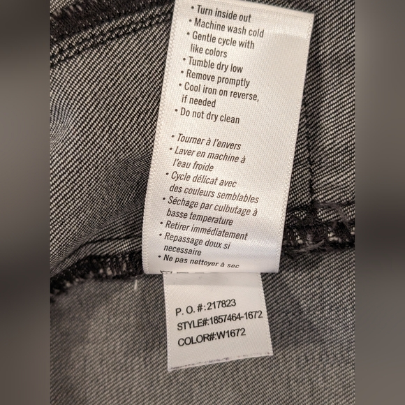 PAIGE Jean Jacket Sydney Women's Small Moto Sherpa Coated Black Stretch Denim - Picture 13 of 16